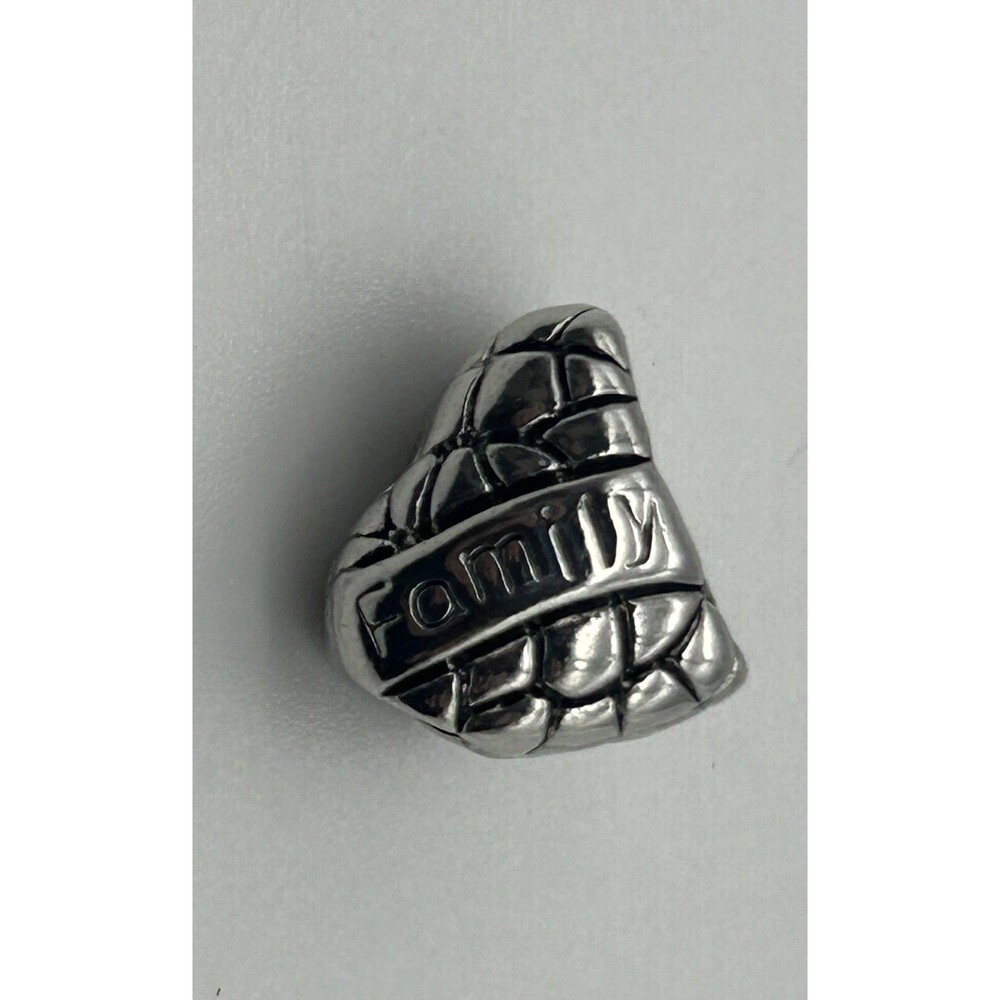 Chamilia Sterling Silver Family Heart Charm Cham